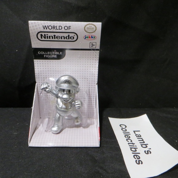 Metal Mario World of Nintendo white box 2.5" figure Jakks Pacific action figure - Picture 2 of 16